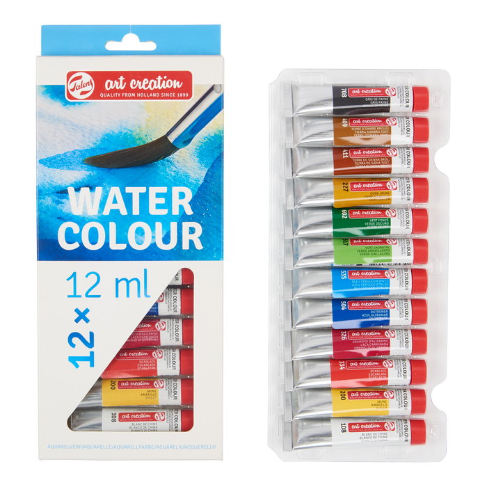 Talens Art Creation Set de Acuarelas de 12 Tubos de 12 ml Talens Art Creation Set de Acuarelas de 12 Tubos de 12 ml